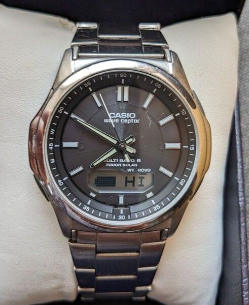②CASIO カシオ ウェ―ブセプター電波ソ―ラ―WVA-M630
