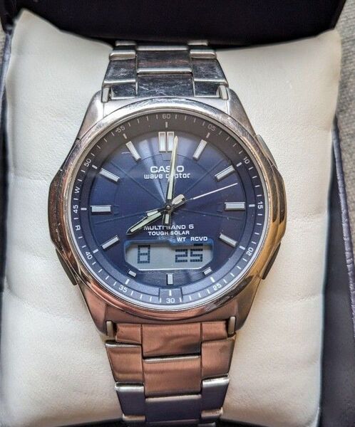 ⑪CASIO カシオウェ―ブセプター電波ソ―ラ―WVA-M630