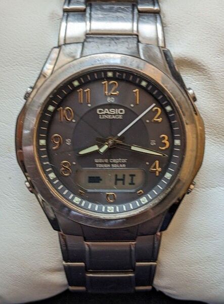 CASIO カシオ ウェーブセプターLINEAGE 電波ソーラーLCW-100T