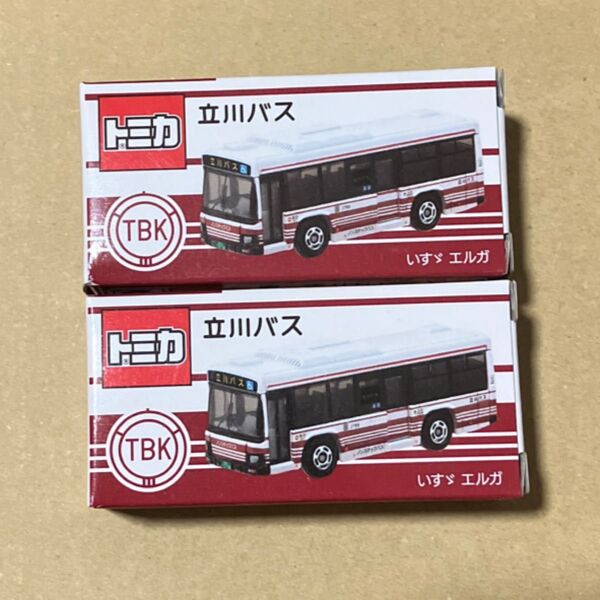 立川バス オリジナル トミカ いすゞエルガ 2個セット