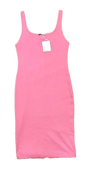 未使用 タグ付き ザラ ZARA ノースリーブワンピース