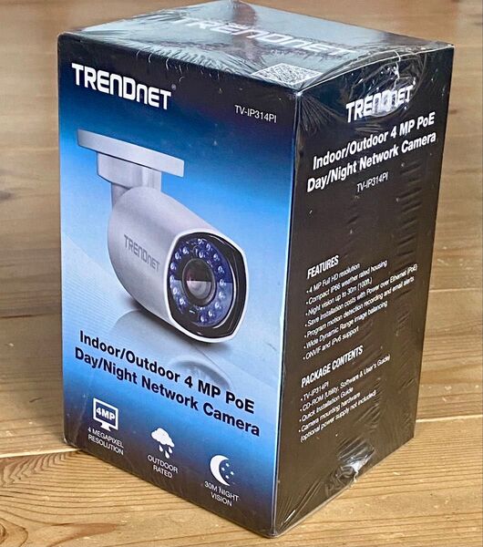Trendnet TV-IP314PI 屋内/屋外対応 4MP PoE ネットワークカメラ