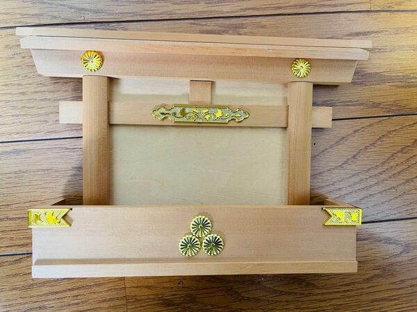 木製 神棚 御札立て/御札入れ 置き型シンプル