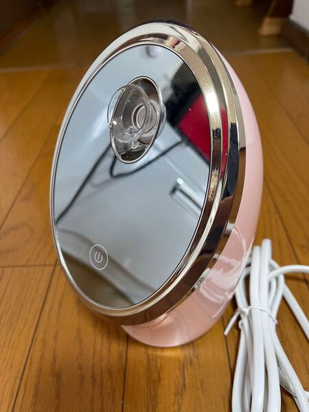 【美品】FESTINO フェイシャルナノスチーマー 美顔器 ピンク