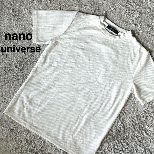 【美品】nano universe ナノユニバース メンズ Tシャツ トップス プルオーバー