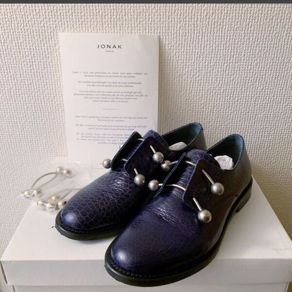 送料無料◆JONAK PARIS 2wayボールパーツシューズ 35(22cm〜22.5cm)◆ear PAPILLONNER購入