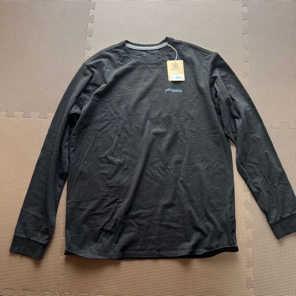 Patagonia ロングスリーブTシャツ 新品未使用 黒 ブラック