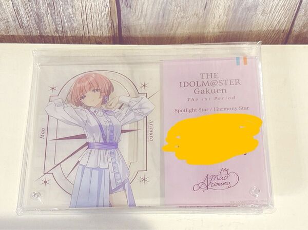 学園アイドルマスター 学マス The 1st Period 公式サイン&メッセージパネル 有村麻央