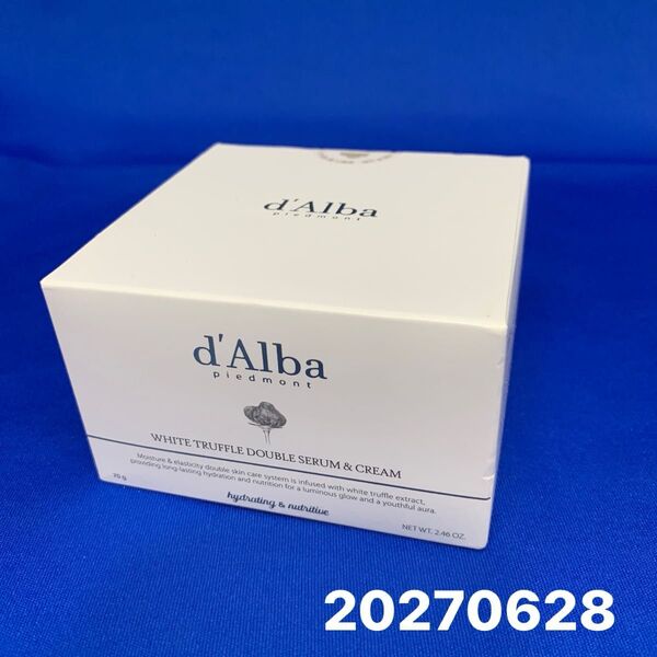 A0432 ダルバ d'Alba ホワイトトリュフ ダブルセラム&クリーム 70g