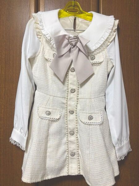 LIZLISA リズリサ リボンツイードセットアップ【最終値下げ】