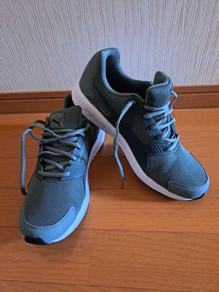Puma 28cm グリーン スニーカー