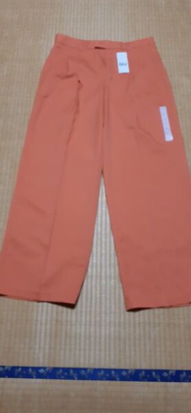 GUタックワイドパンツ オレンジ XLサイズ 未使用