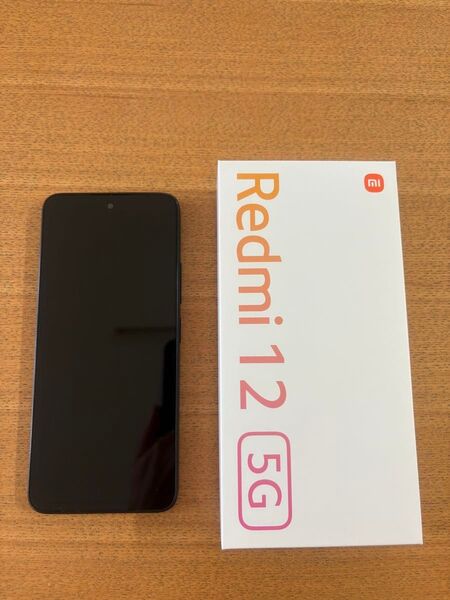 Redmi 12 5G XIG03 6.8インチ メモリー4GB ストレージ128GB ミッドナイトブラック au
