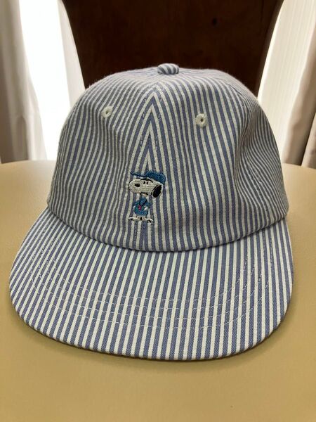 スヌーピー peanuts cafe ストライプ 帽子 キャップ Cap snoopy