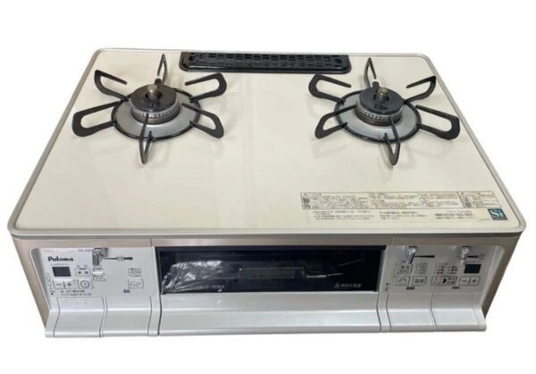 中古 両面焼パロマ LPガスコンロ グランドシェフプレミアム PA-A96WCJ