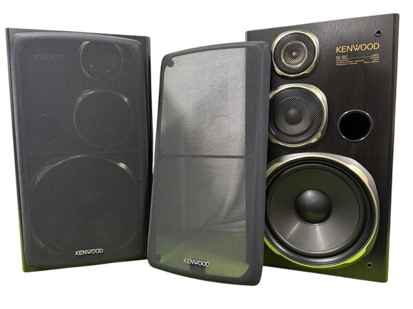 【中古】KENWOOD S-5I スピーカー ペア 3way ブックシェルフ 日本製