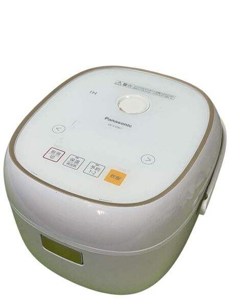 【中古】Panasonic SR-KT067 炊飯器 IH式 ホワイト