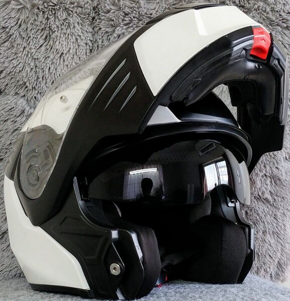 【2018年製|メンテ済み】OGK KABUTO KAZAMI Lサイズ システムヘルメット カザミ