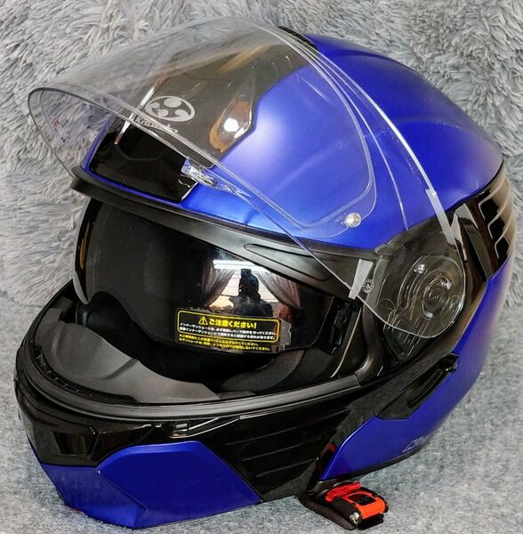 【2016年製|メンテ済み】OGK KABUTO KAZAMI Lサイズ|システムヘルメット|カザミ|ピンロックシート付