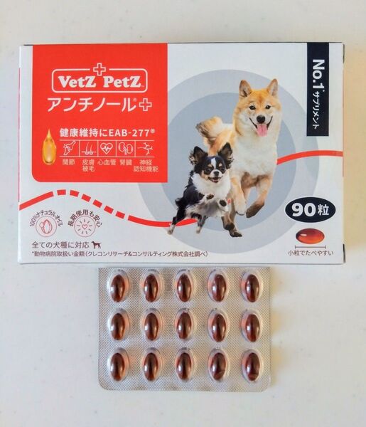 アンチノール プラス 15粒 犬用 栄養補助 サプリメント お試し +