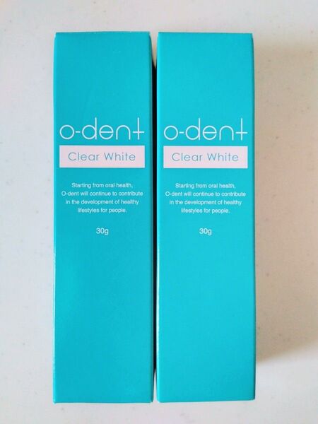 新品 オーデント クリアホワイト o-dent ホワイトニング ジェル歯磨