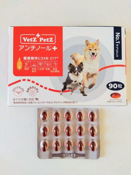 アンチノール プラス 15粒 犬用 栄養補助 サプリメント お試し +