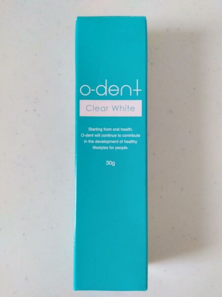 新品 オーデント クリアホワイト o-dent ホワイトニング ジェル歯磨