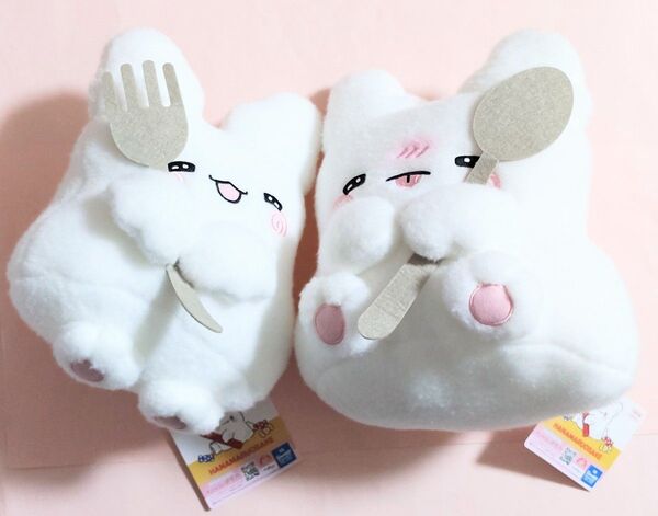 【全2種類セット】はなまるおばけ カトラリーBIGぬいぐるみ フォーク スプーン