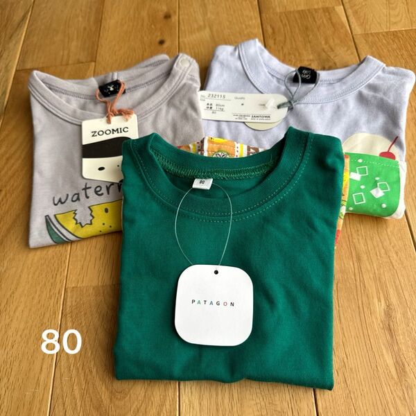 80 半袖 夏服 ベビー チュニック Tシャツ