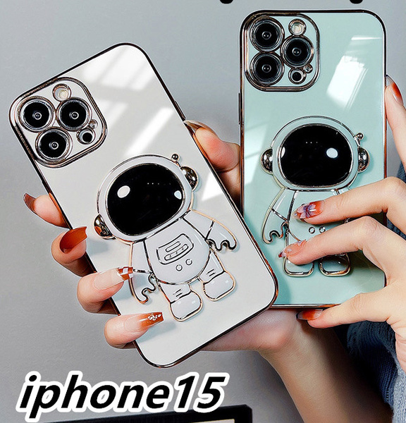 iphone15ケース カーバー TPU 可愛い お洒落 韓国 軽量 ケース 耐衝撃 高品質 ホワイト1