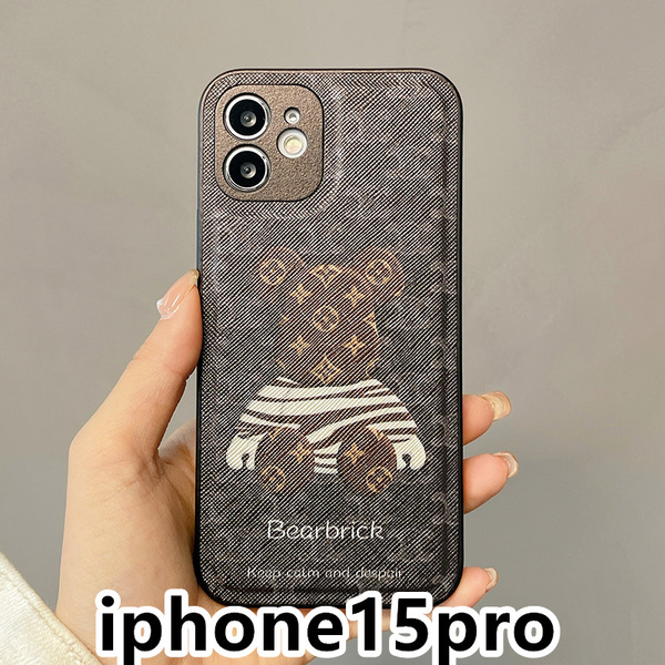 iphone15proケース カーバー TPU 可愛い 熊 お洒落 韓国 軽量 ケース 耐衝撃 高品質 ブラウン29