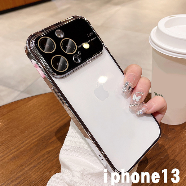 iphone13ケース カーバー TPU 可愛い お洒落 指紋防止 軽量 耐衝撃 ホワイト1