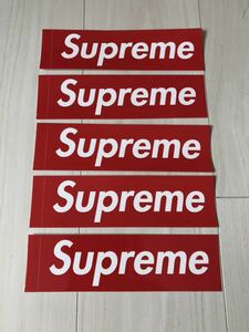 Supreme ノベルティー BOX Logo ステッカー 5枚 シュプリームステッカー ボックスロゴ Sticker