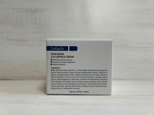 【新品】Celladix スキンバイオーム131カプセルクリーム 80ml