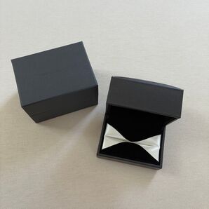【美品】エクセルコダイヤモンド ジュエリーボックス 指輪ケース リングピロー 箱 ギフト BOX