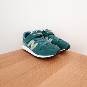 ニューバランス キッズ スニーカー 996 グリーン 緑 17