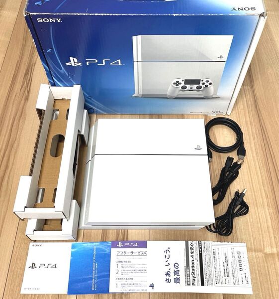 PS4 ホワイト CUH-1100AB02 500GB プレイステーション4 白