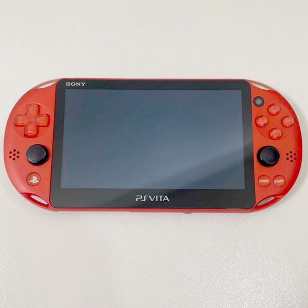 PSvita 2000 メタリックレッド 本体 PCH-2000 ZA26 赤