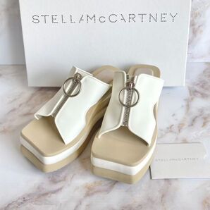 ステラマッカートニー スライドサンダル プラットフォームサンダル ホワイト