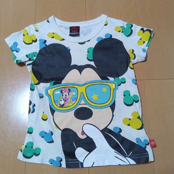 ミッキーマウス Tシャツ ディズニー 110サイズ サングラス ミニーマウス