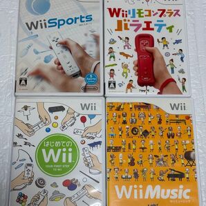 Wii Sports Wiiリモコンプラス バラエティ はじめてのWii Wii Music ソフト