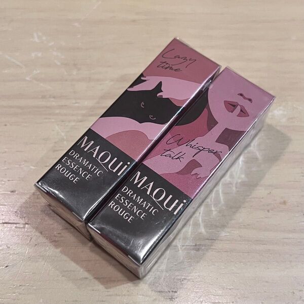マキアージュ ドラマティックエッセンスルージュ OR301レイジータイム BE701ウィスパートーク 新品未使用 バラ不可