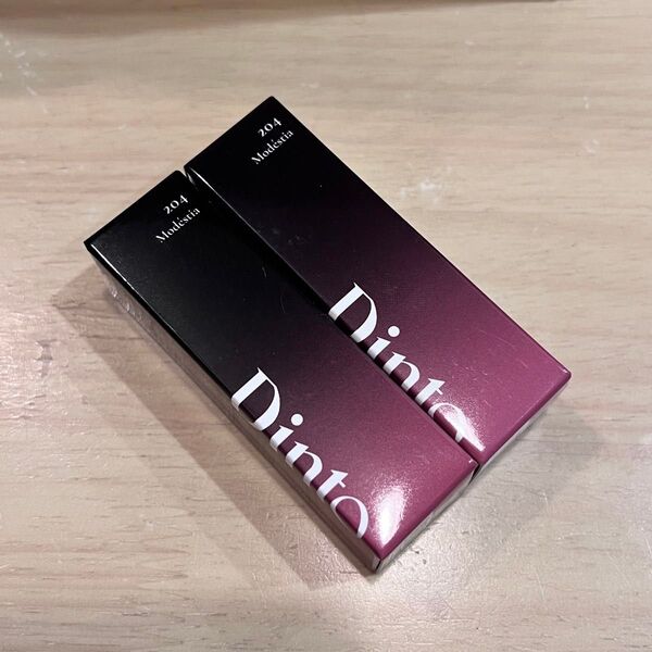 Dinto ブラーグロイリップティント #204 モデスティア 口紅リップ 新品未使用 2個セット バラ不可 韓国コスメ