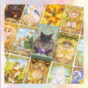 タロットカード 猫 キャット オラクル ルノルマン リーディング 神秘的