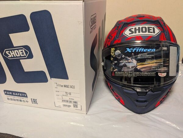 SHOEI X-Fifteen MARQUEZ DAZZLE Lサイズ X-15 マルケス フルフェイス ヘルメット 新品