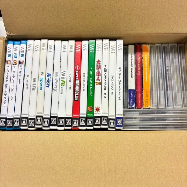 【研磨済】WiiU,Wii,GCソフト29本セットまとめ売り ゲームキューブ