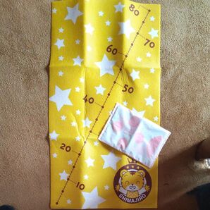 身長計つきおむつ替えシートと消臭剤入りおむつ袋