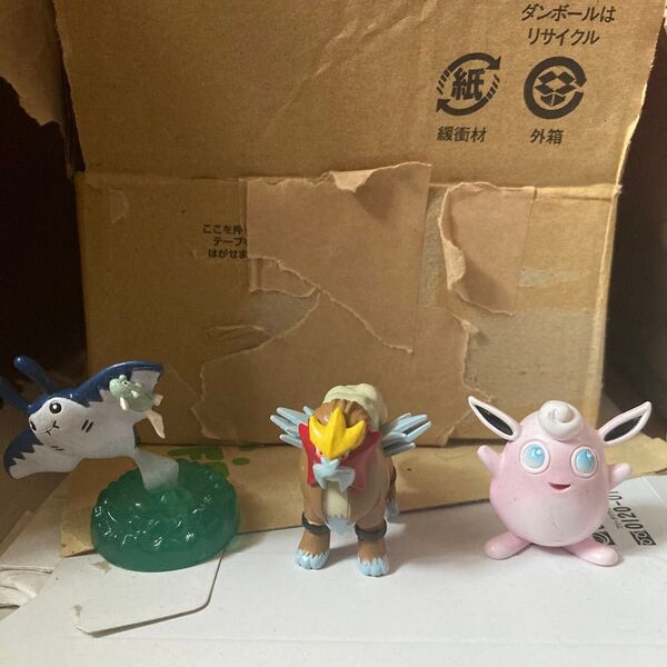 ポケモンキッズフィギュア マンタイン エンテイ プクリン