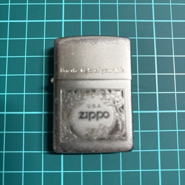 ZIPPO ライター シルバー ジッポー イタリックロゴ 筆記体 1991年