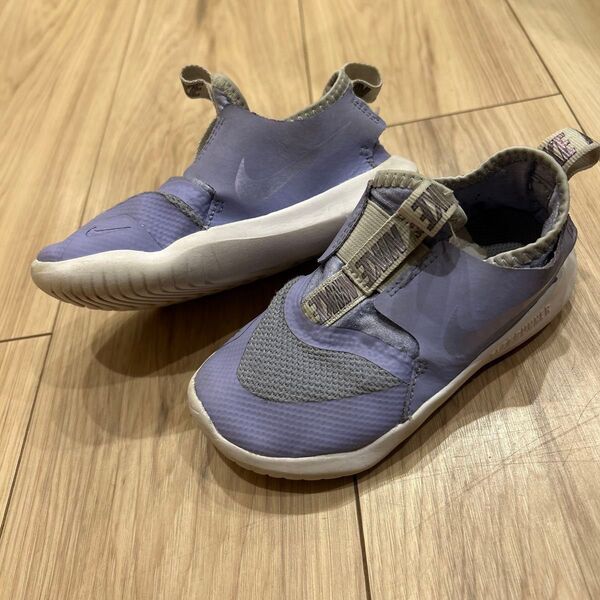 15cm ナイキ NIKE ラベンダースリッポン スニーカー フレックスランナー 子供スニーカー